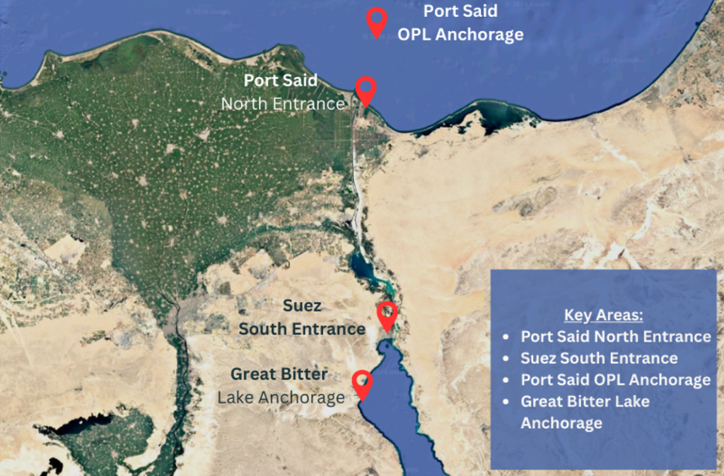 marine lubricant in Suez Canal (Port Said & Suez)